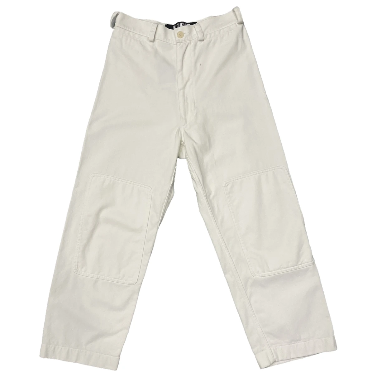 Pre-owned Jacquemus Le Meunier Trousers In White