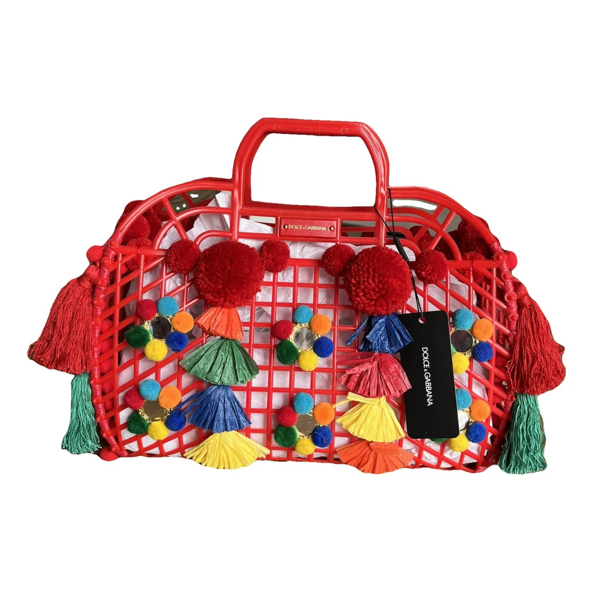 Pre-owned Dolce & Gabbana Kendra Handbag In Red