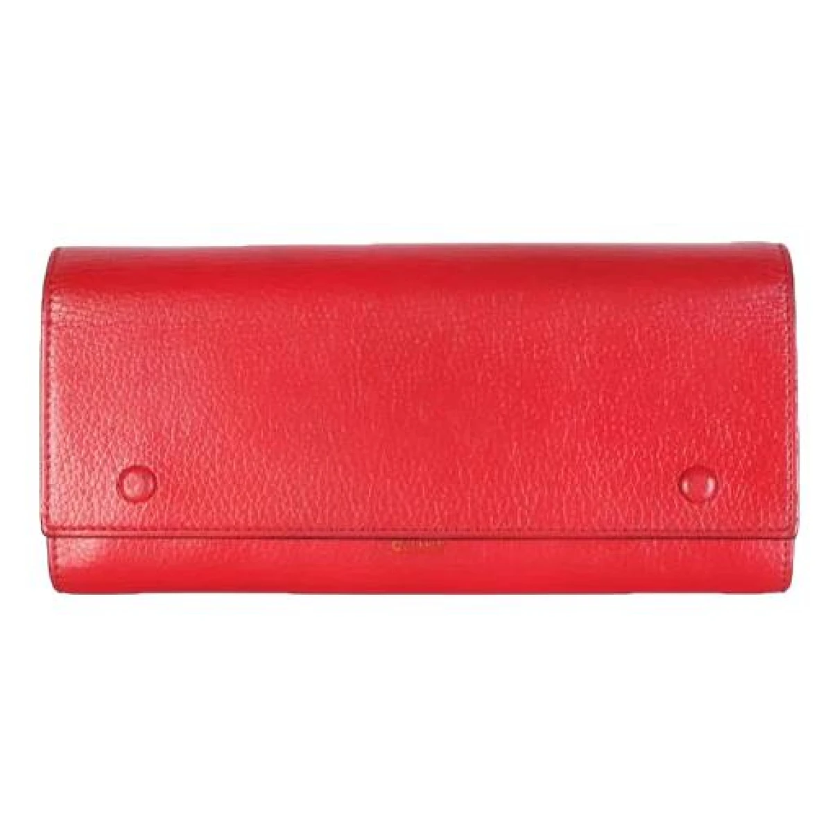 Pre-owned Celine Wallet In Red