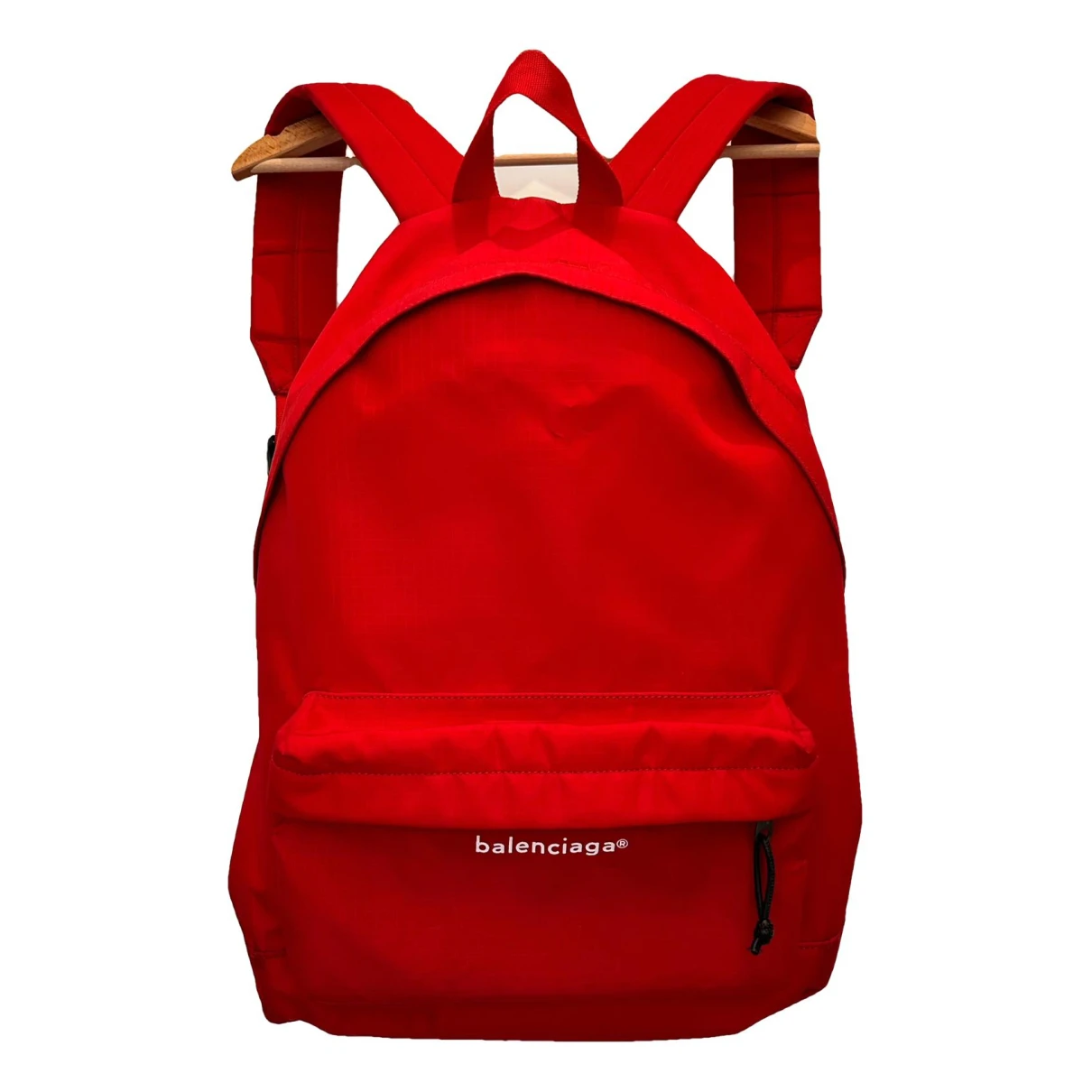 Pre-owned Balenciaga Backpack In Red