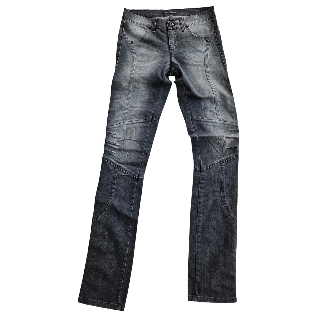 Pre-owned Ermanno Scervino Slim Jeans In Grey