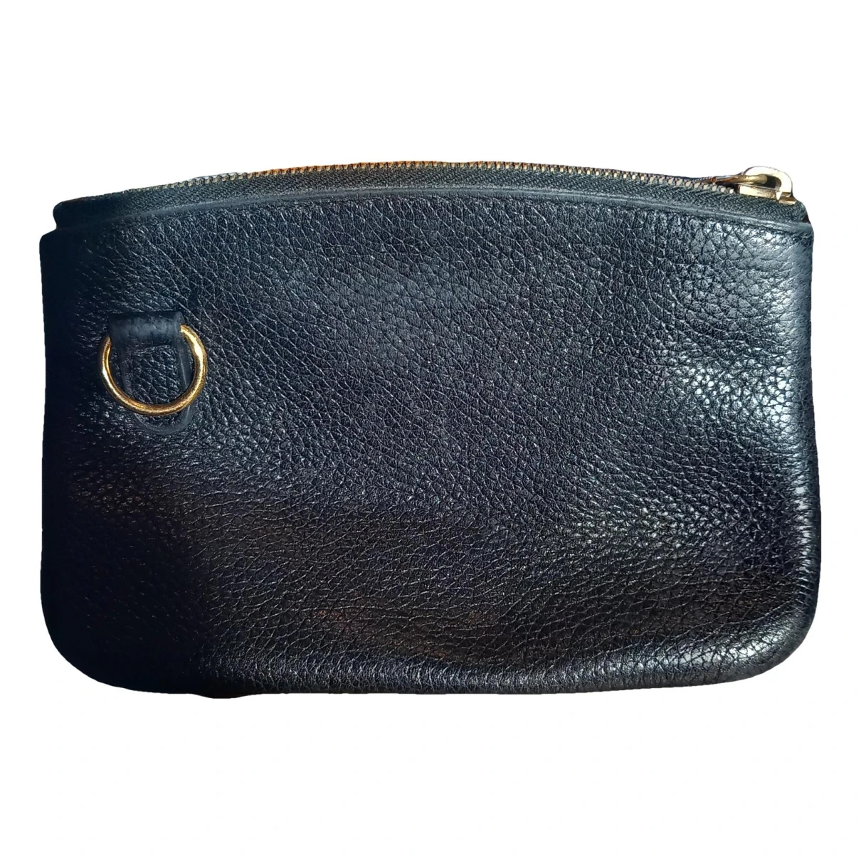 Pre-owned Delvaux Leather Purse In Black