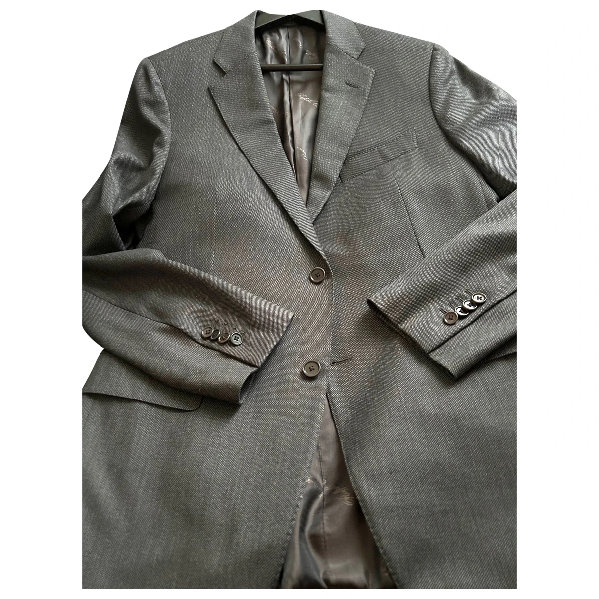 Pre-owned Loro Piana Cashmere Jacket In Anthracite
