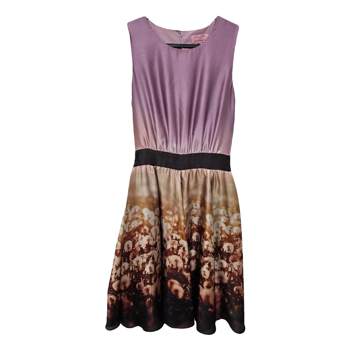 Pre-owned Ted Baker Silk Mid-length Dress In Other