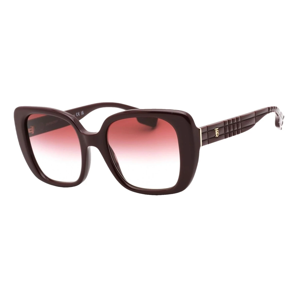 Pre-owned Burberry Oversized Sunglasses In Red