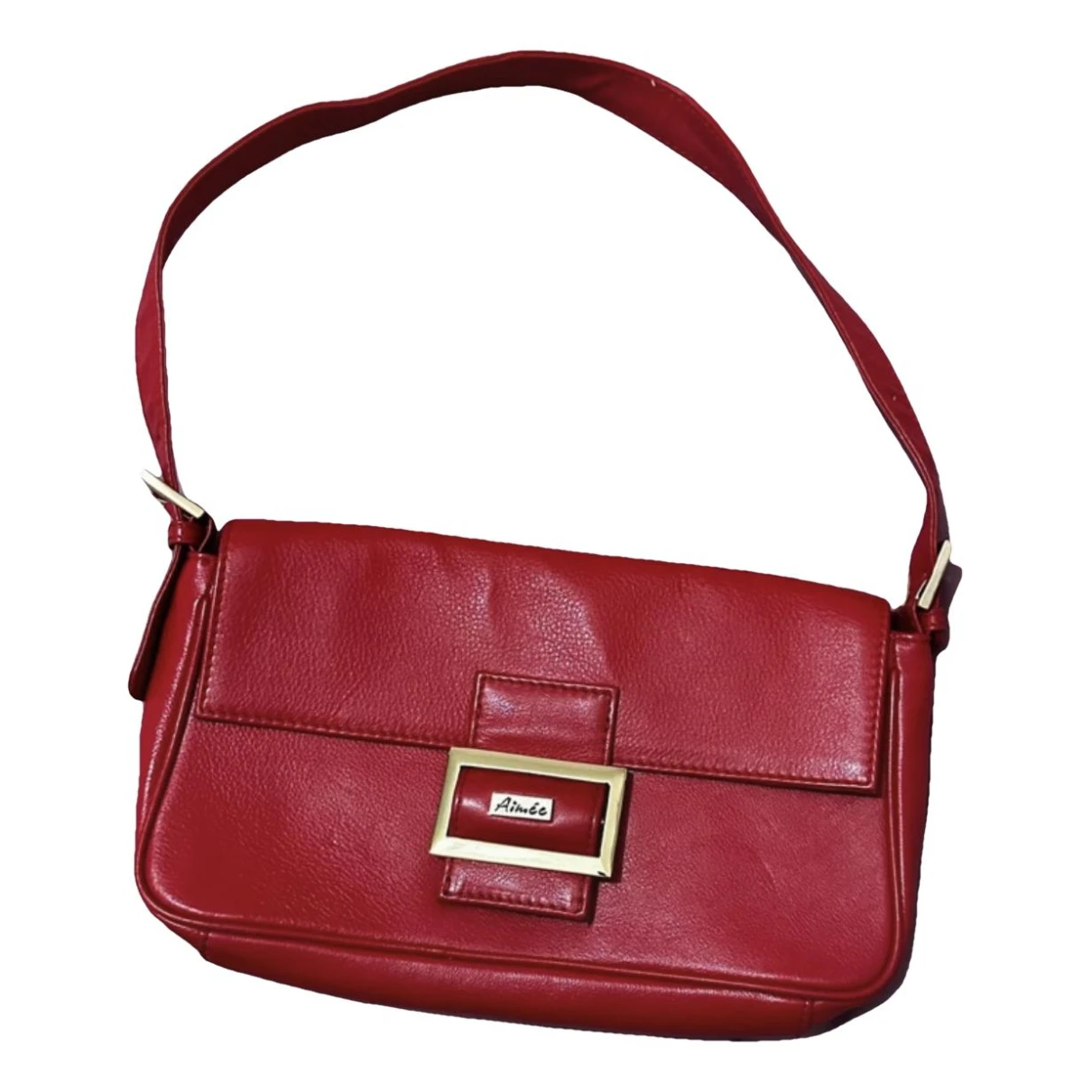 Pre-owned Aime Leather Handbag In Red