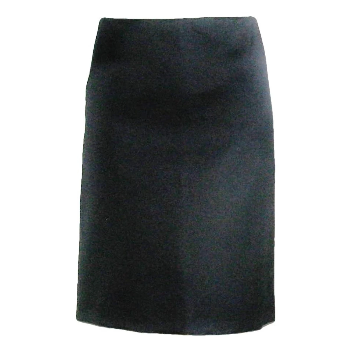 Pre-owned Prada Silk Mid-length Skirt In Black