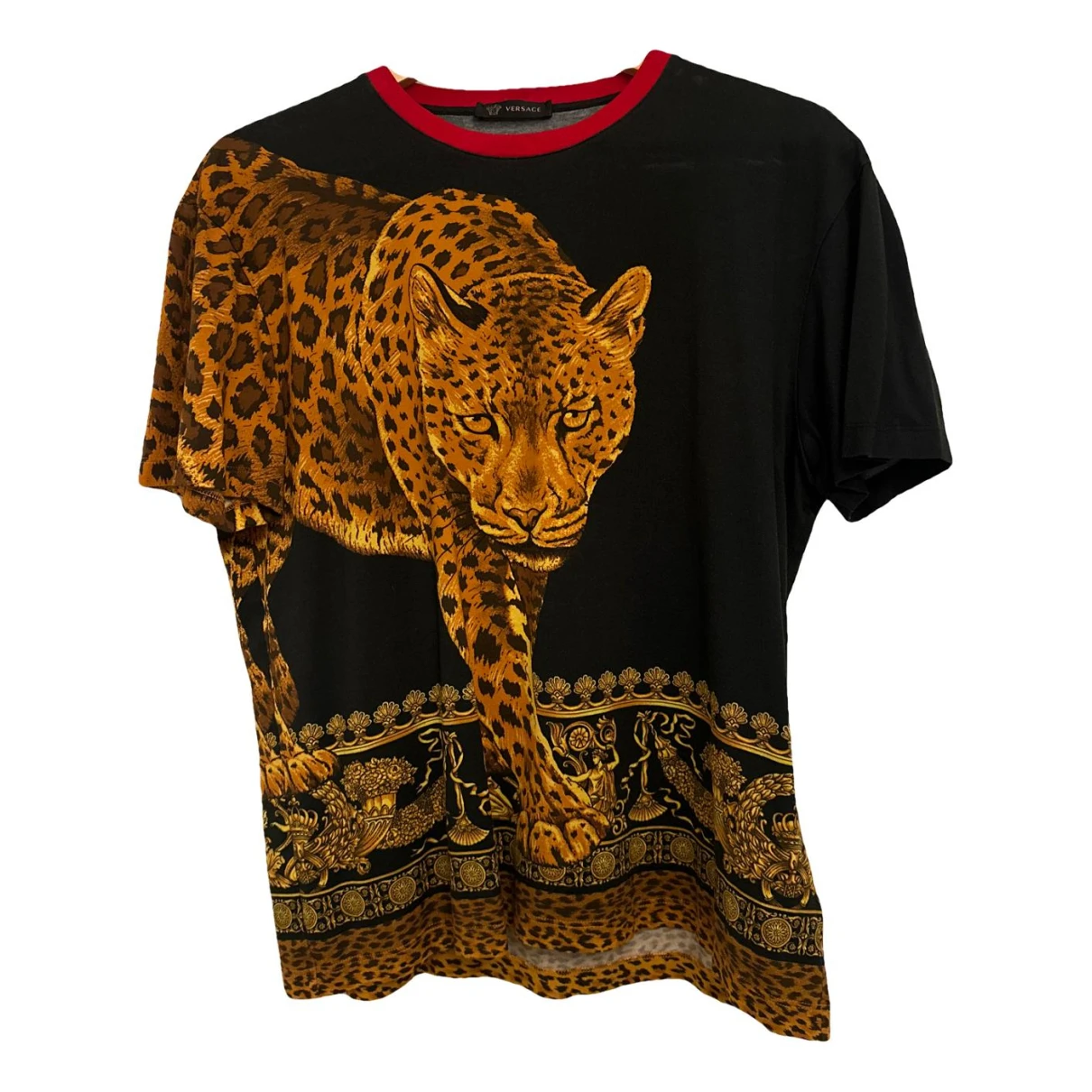 Pre-owned Versace T-shirt In Black