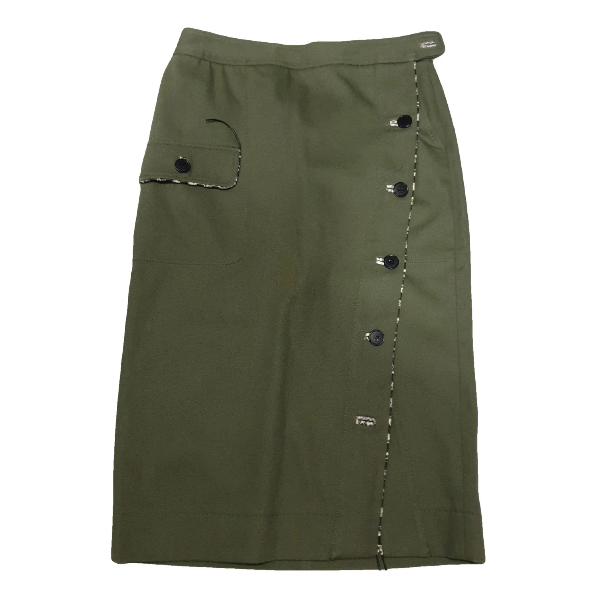 Pre-owned Altuzarra Mid-length Skirt In Khaki