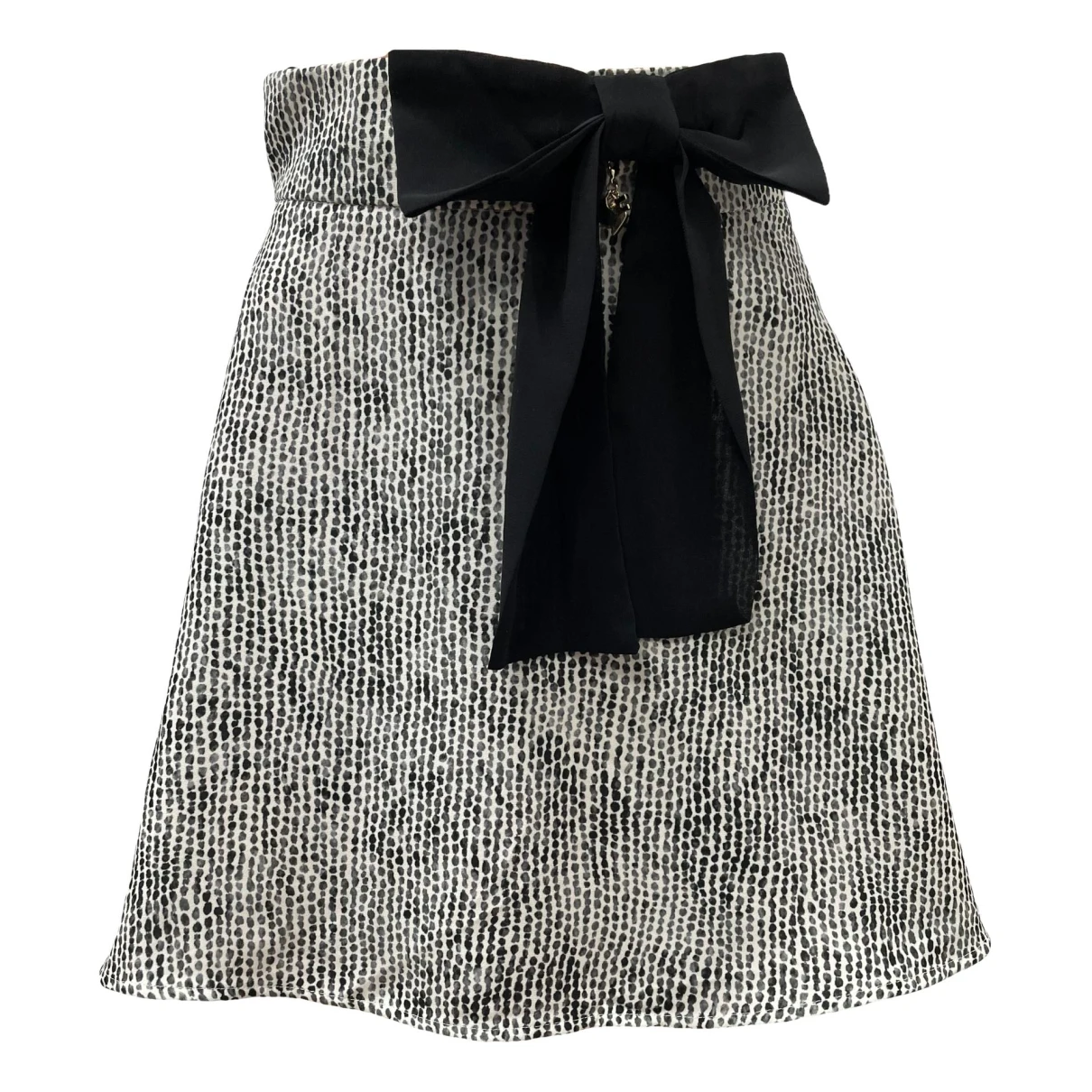 Pre-owned Elisabetta Franchi Mini Skirt In Beige