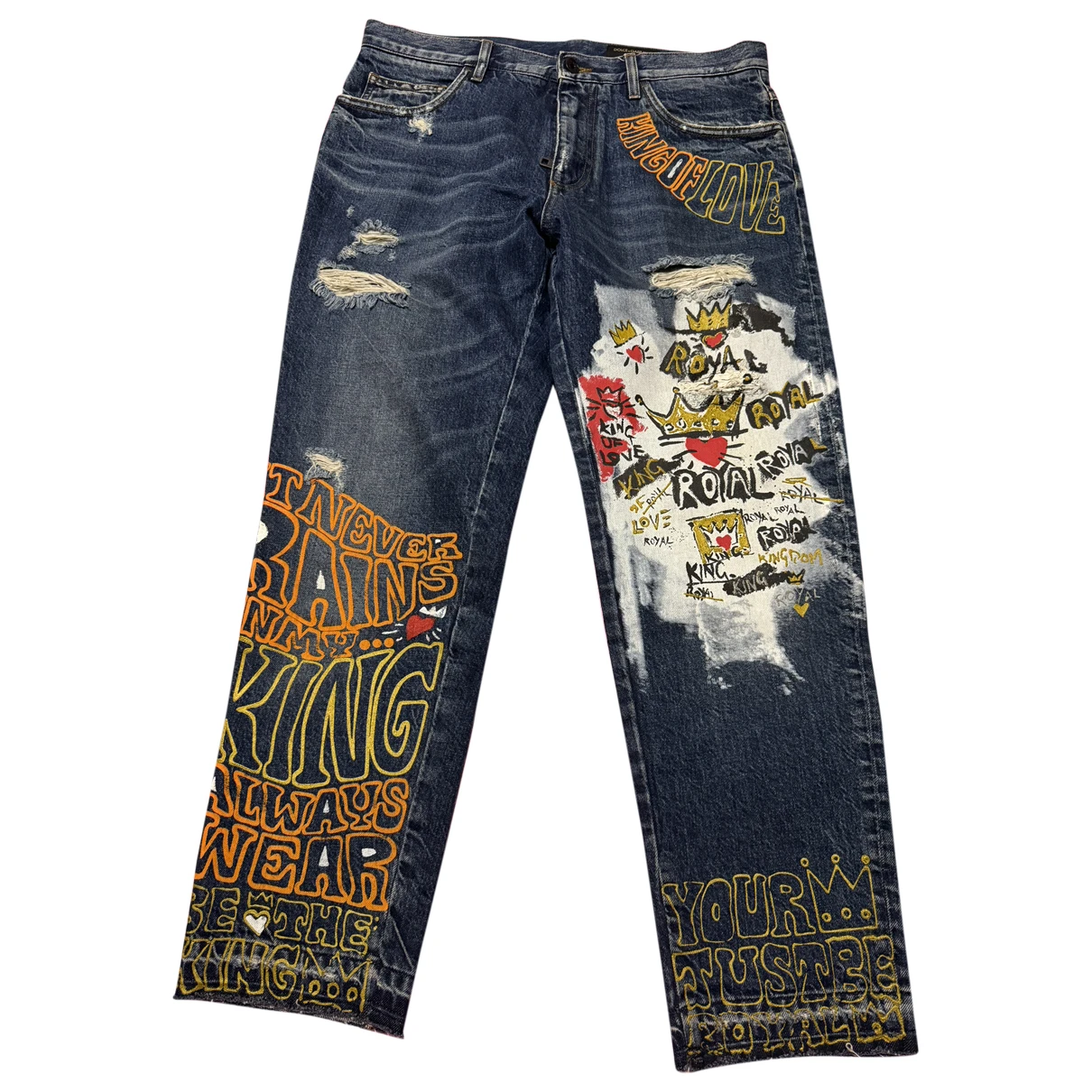Pre-owned Dolce & Gabbana Jeans In Multicolour