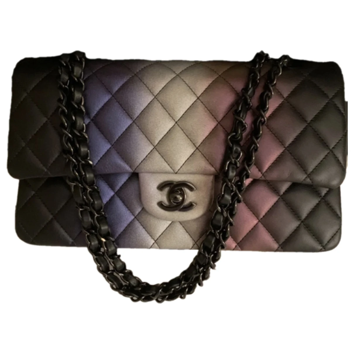 Pre-owned Chanel 2.55 Leather Crossbody Bag In Multicolour
