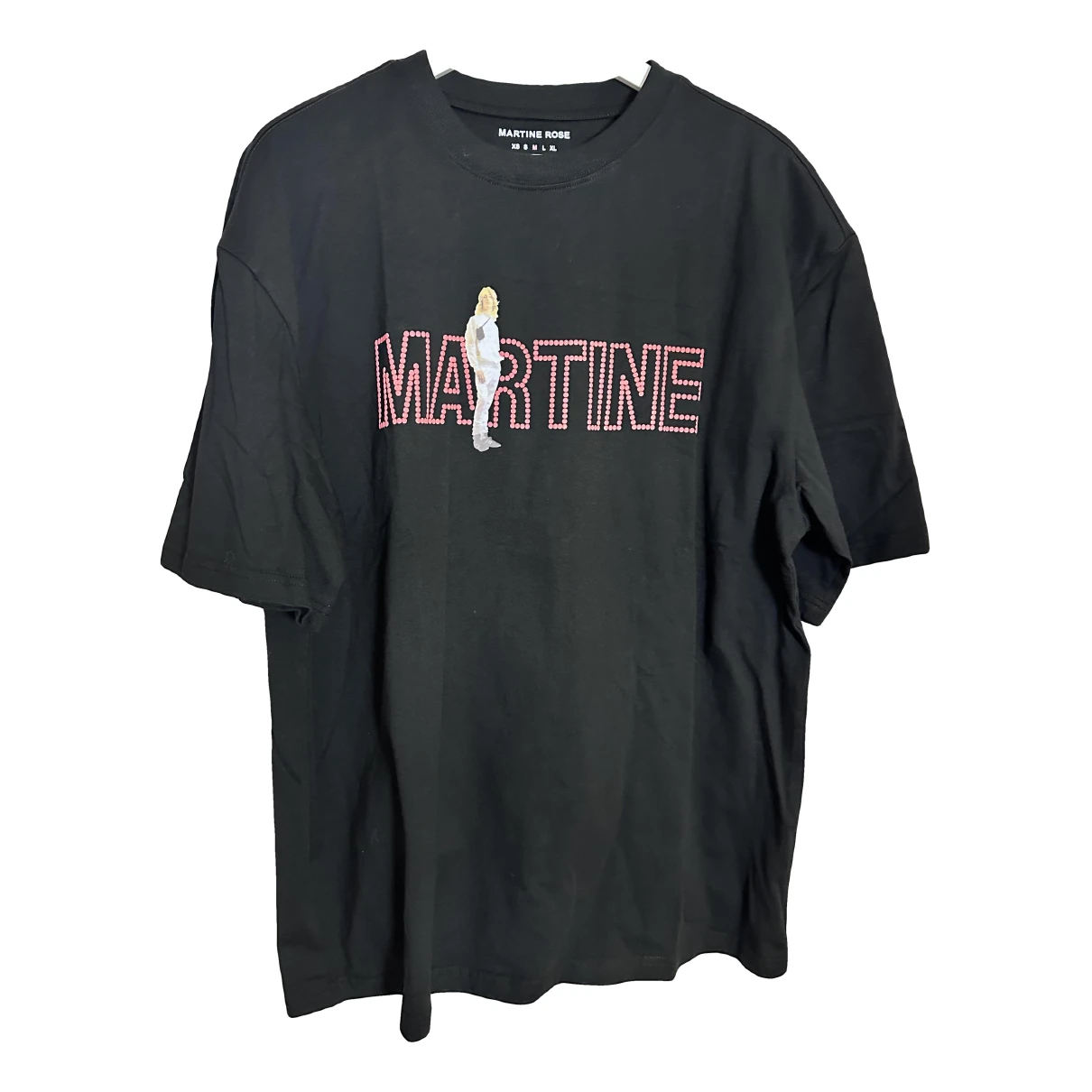 Pre-owned Martine Rose T-shirt In Black