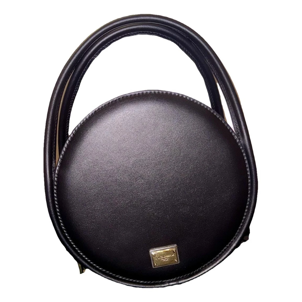 Pre-owned Dolce & Gabbana Leather Crossbody Bag In Black