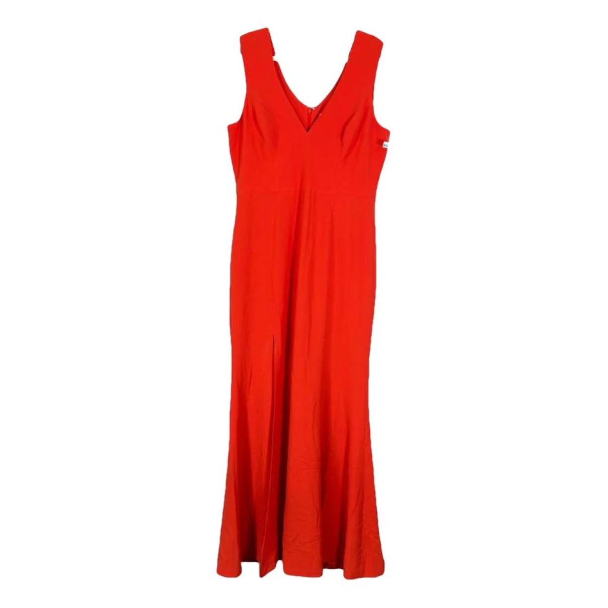 Pre-owned Dress The Population Maxi Dress In Orange