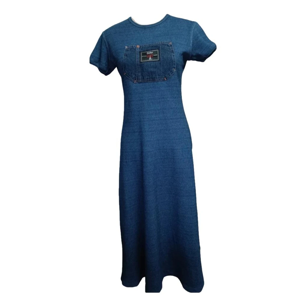 Pre-owned Jean Paul Gaultier Maxi Dress In Blue