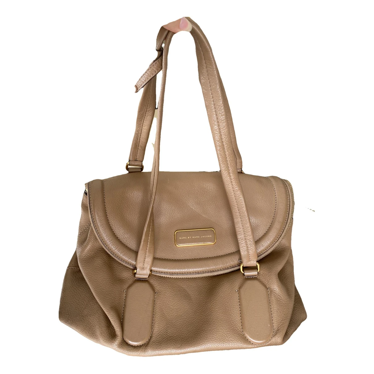 Pre-owned Marc By Marc Jacobs Leather Handbag In Camel