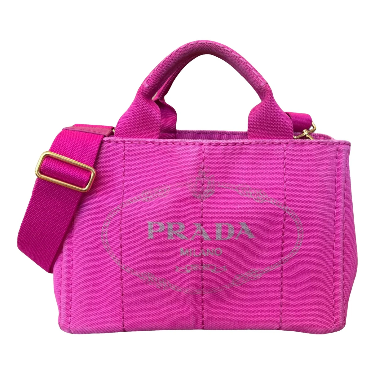 Pre-owned Prada Concept Tote In Pink