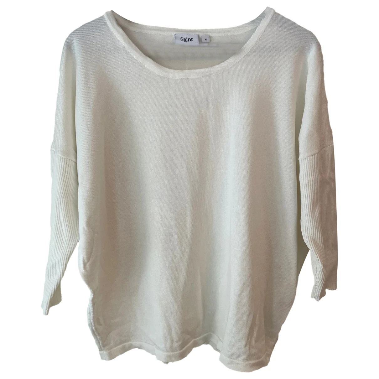 Pre-owned Saint Tropez Jumper In White