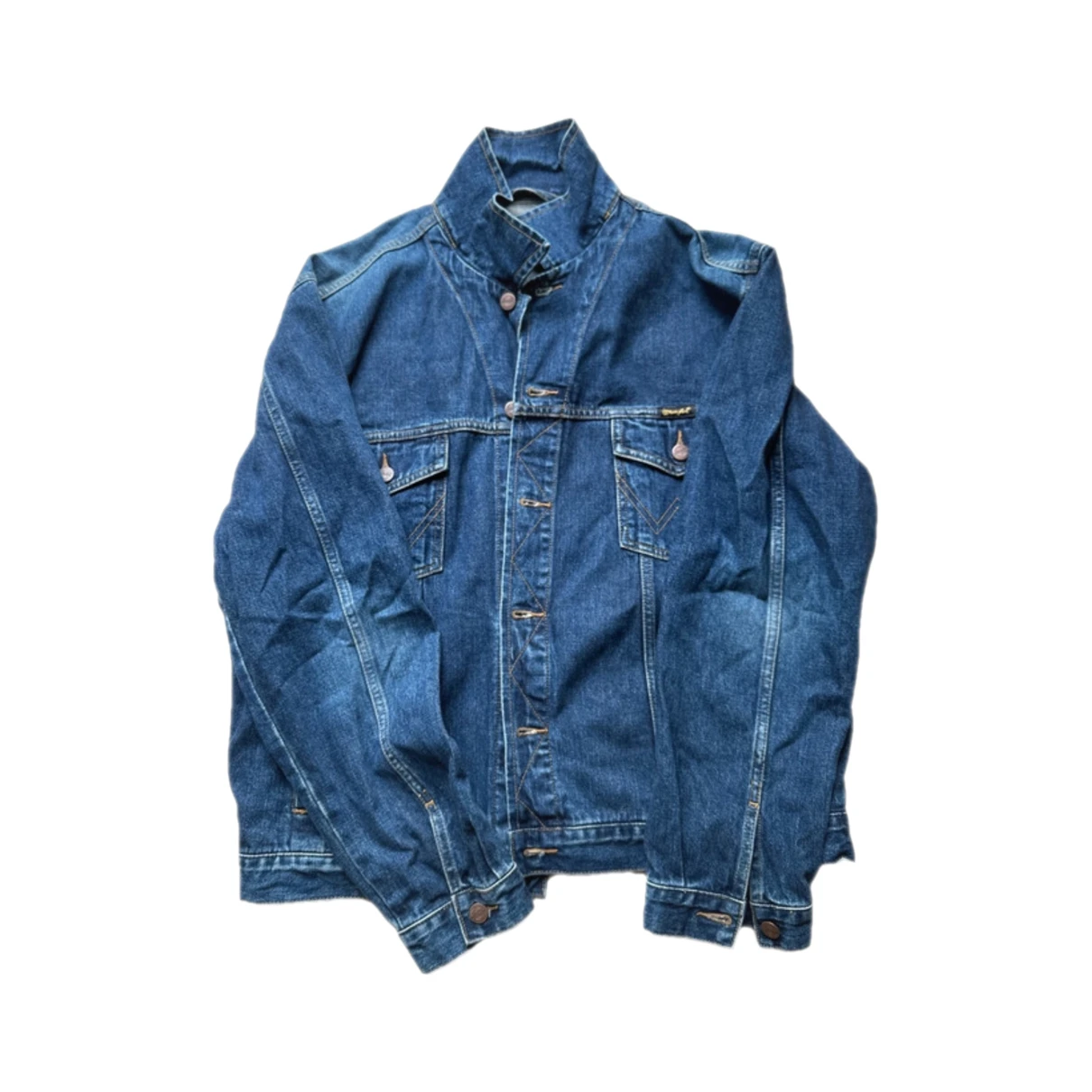 Pre-owned Wrangler Jacket In Blue
