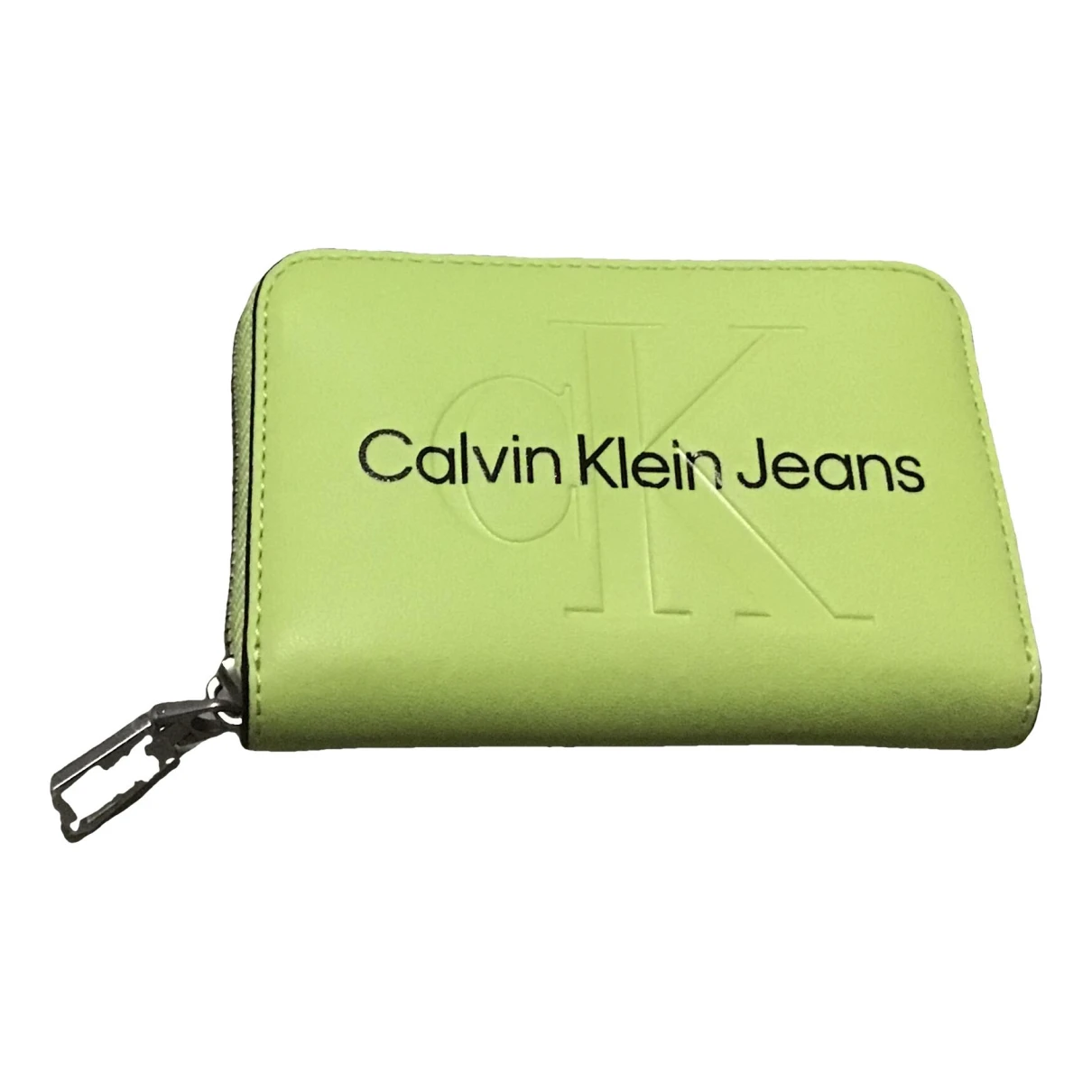 Pre-owned Calvin Klein Jeans Est.1978 Clutch In Yellow