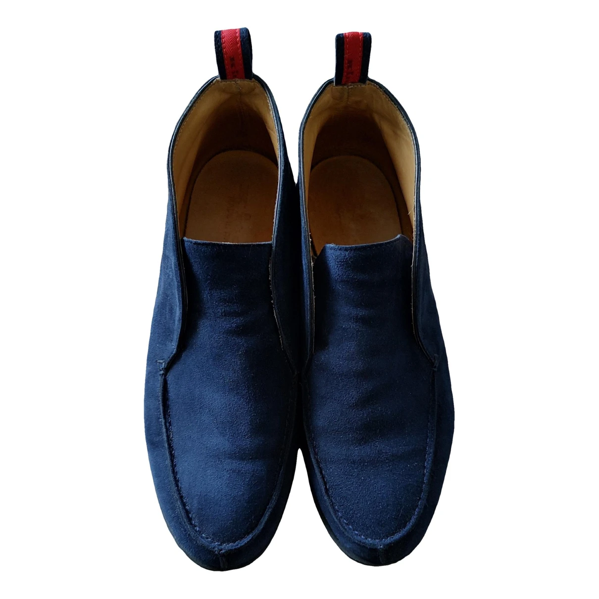 Pre-owned Kiton Boots In Blue