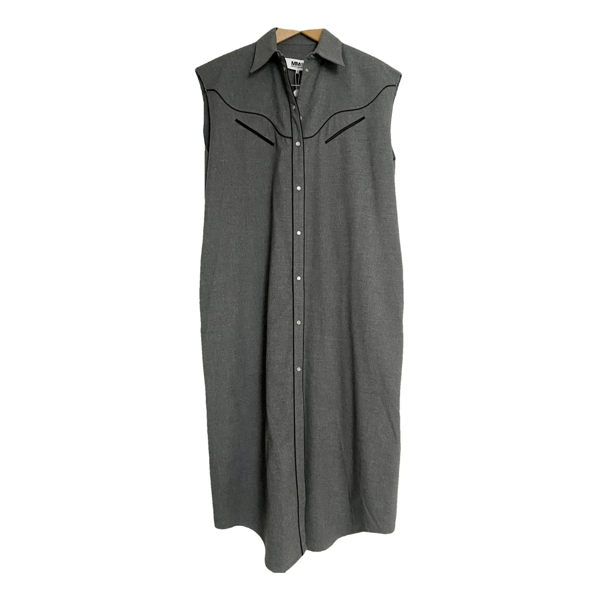 Pre-owned Mm6 Maison Margiela Maxi Dress In Anthracite