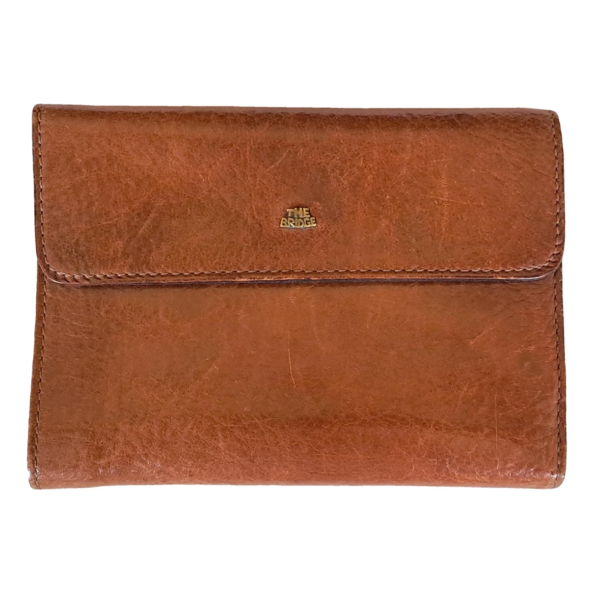 Pre-owned The Bridge Leather Clutch In Brown