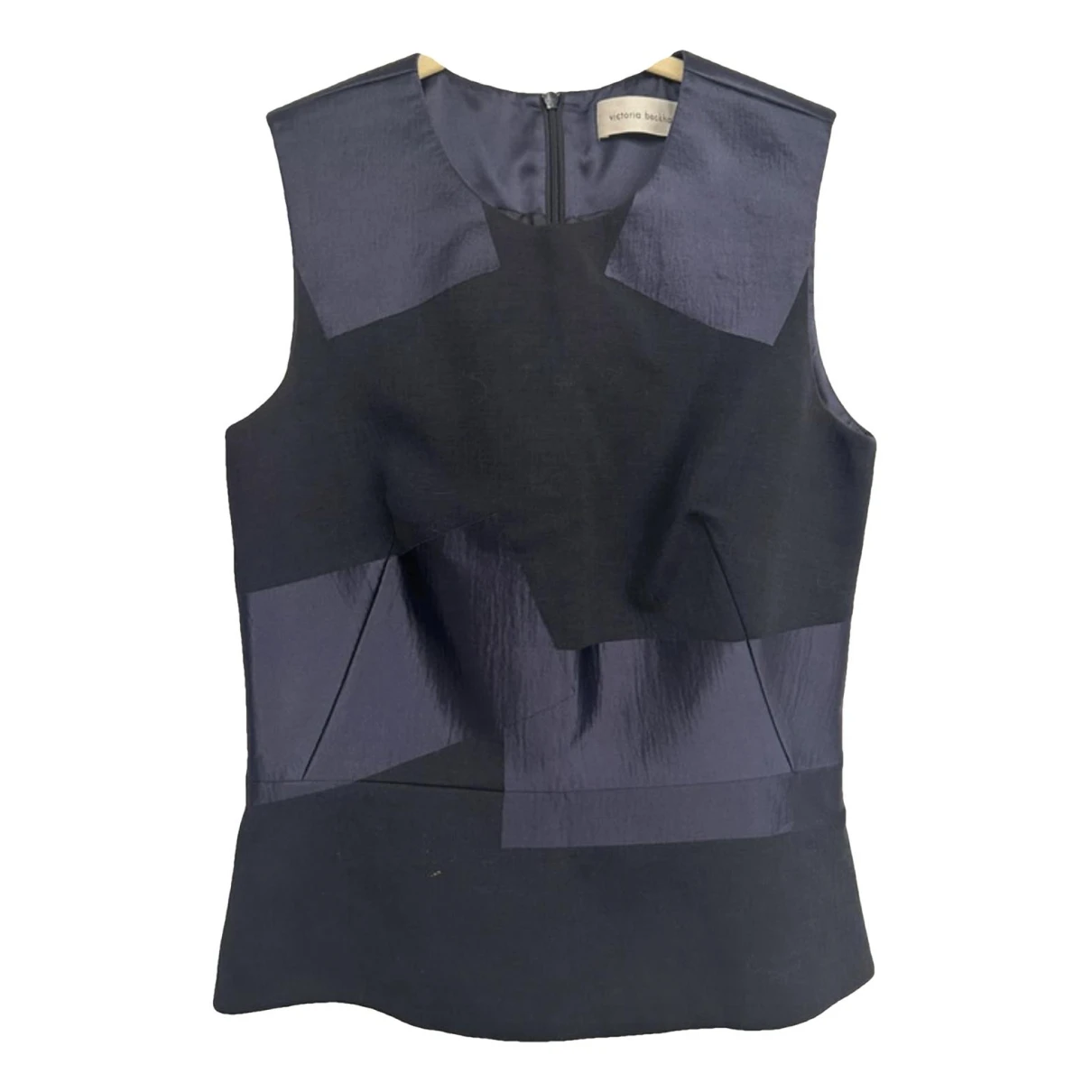 Pre-owned Victoria Beckham Top In Navy