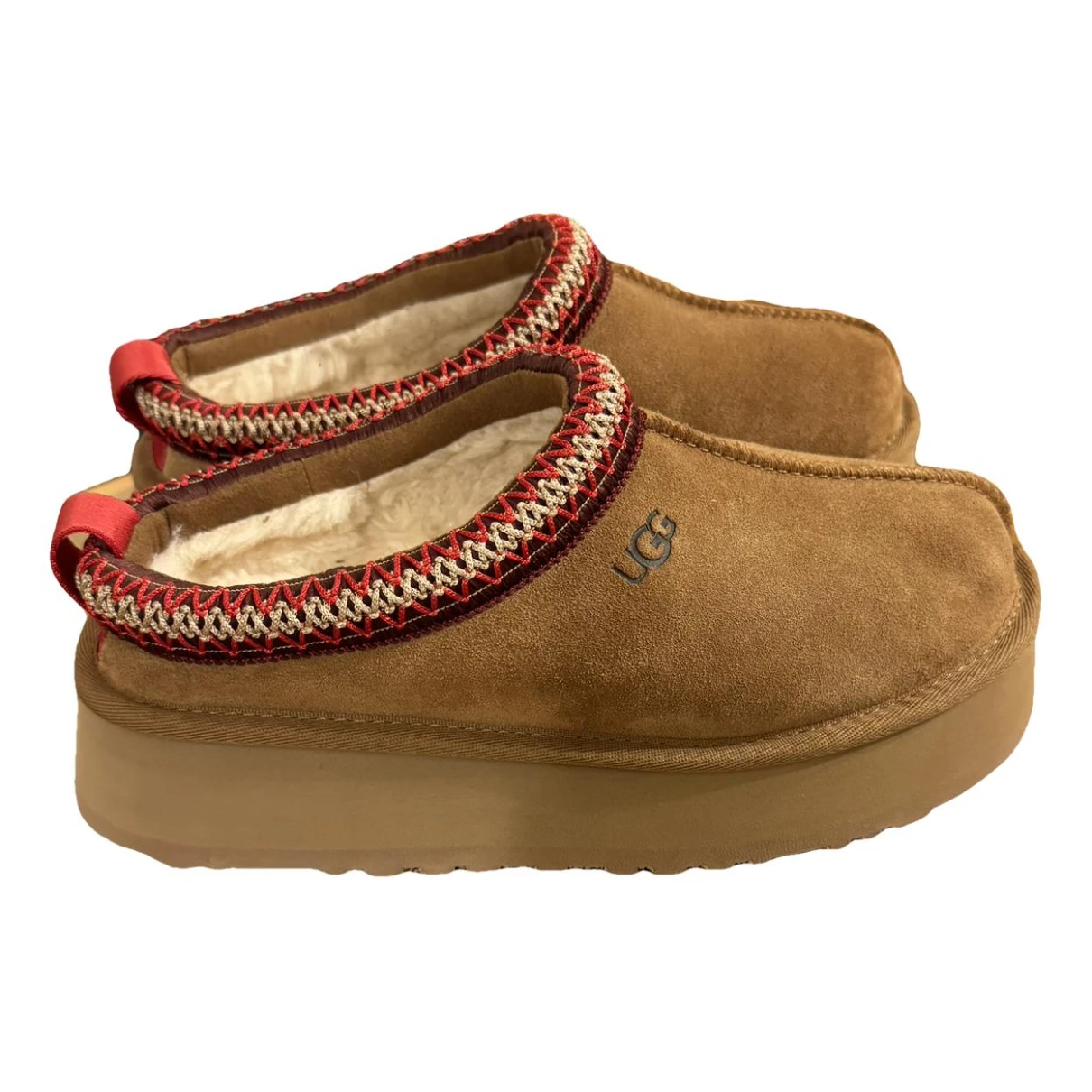 Pre-owned Ugg Mules & Clogs In Brown