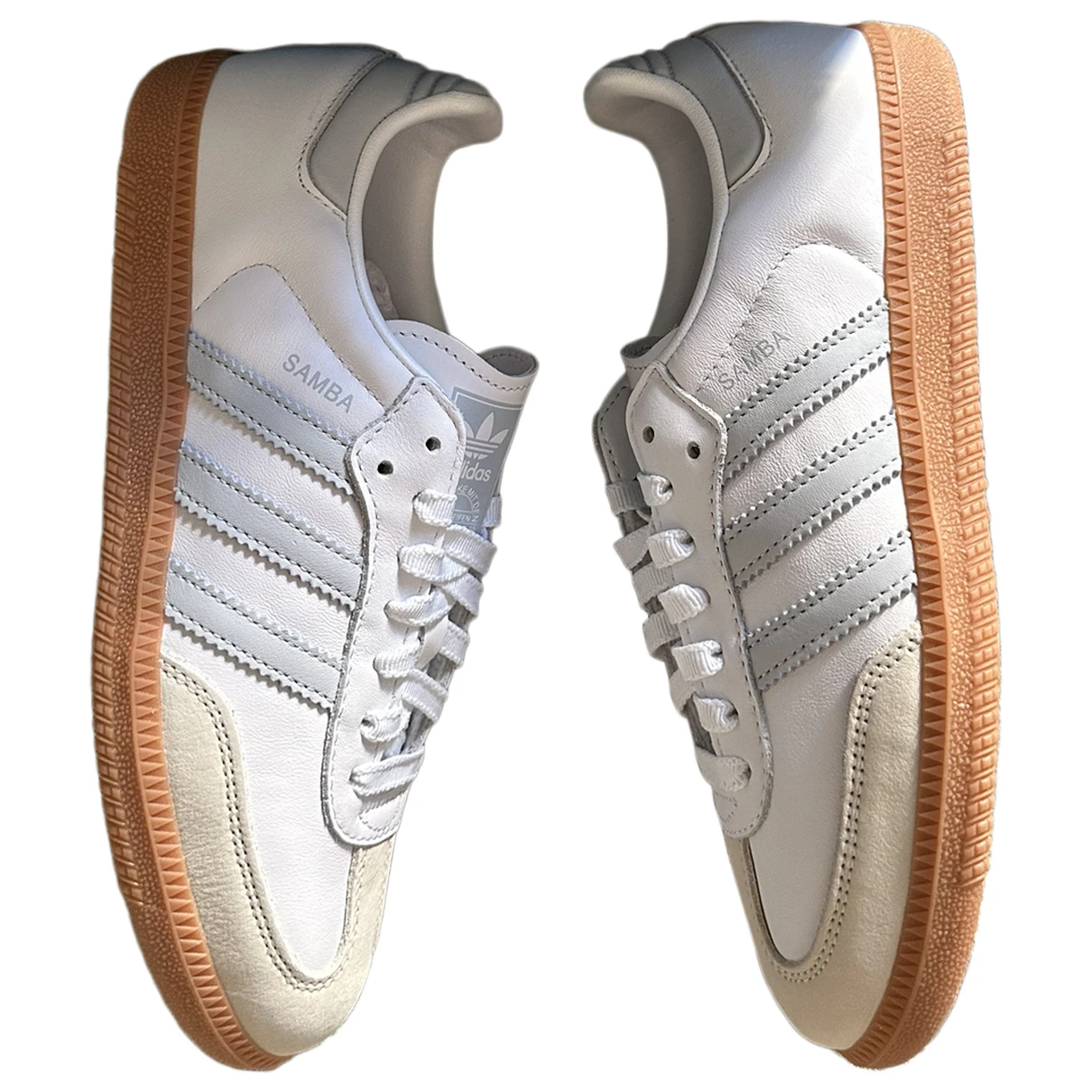 Pre-owned Adidas Originals Samba Trainers In Blue