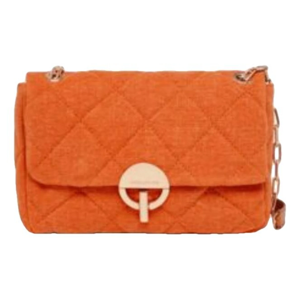 Pre-owned Vanessa Bruno Linen Handbag In Orange
