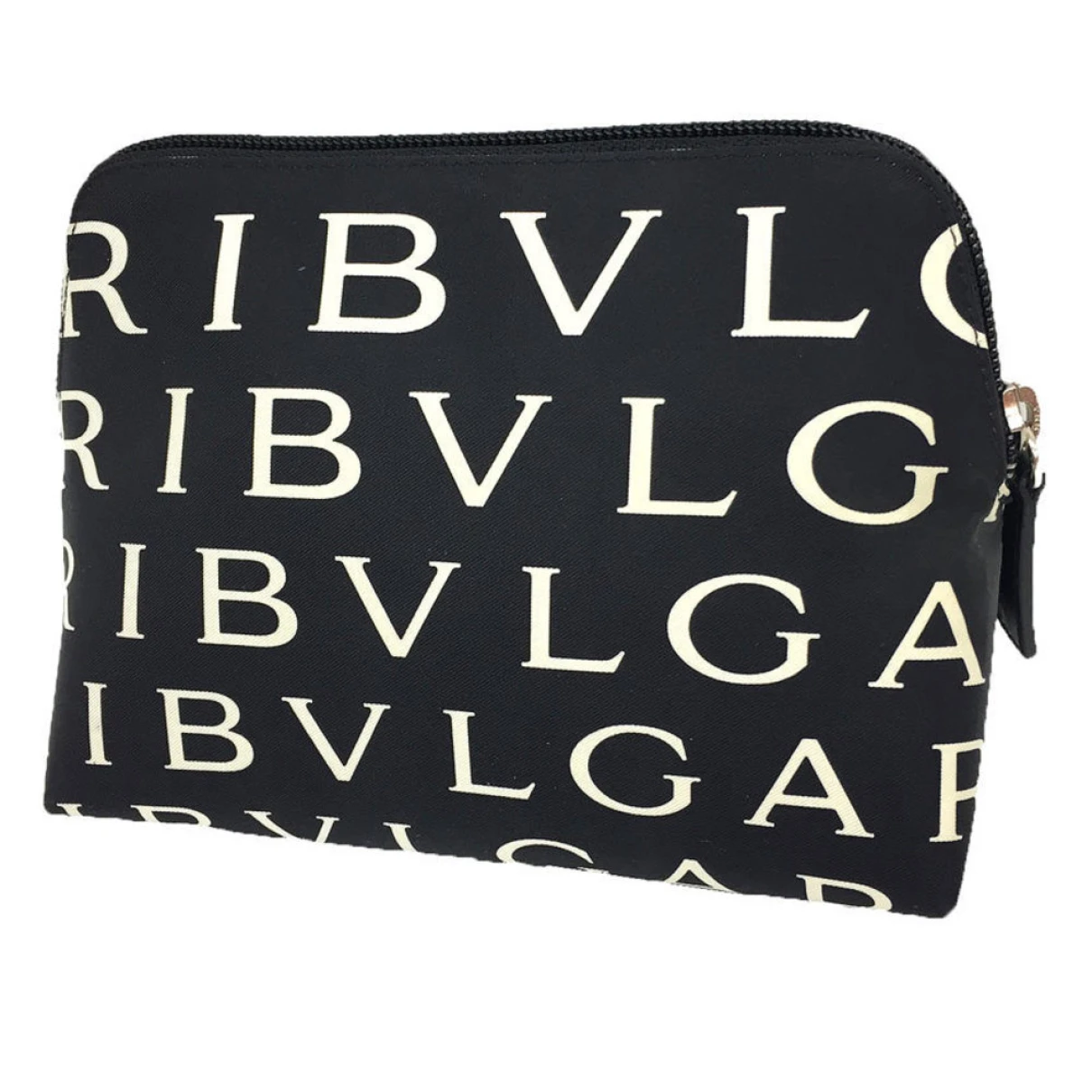 Pre-owned Bvlgari Cloth Mini Bag In Black