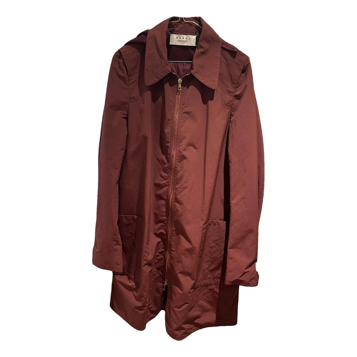 Pre-owned Marni Parka In Burgundy