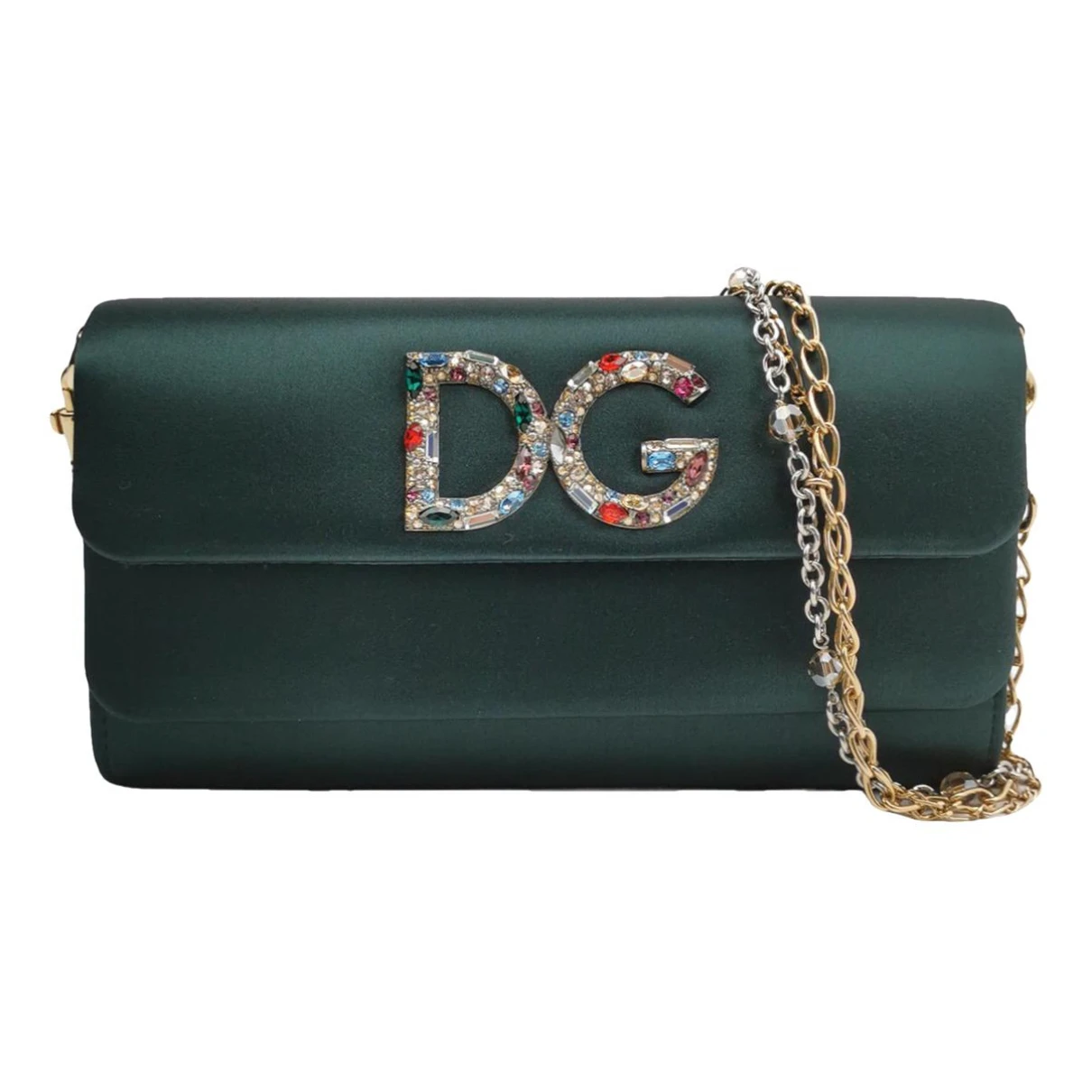 Pre-owned Dolce & Gabbana Handbag In Green