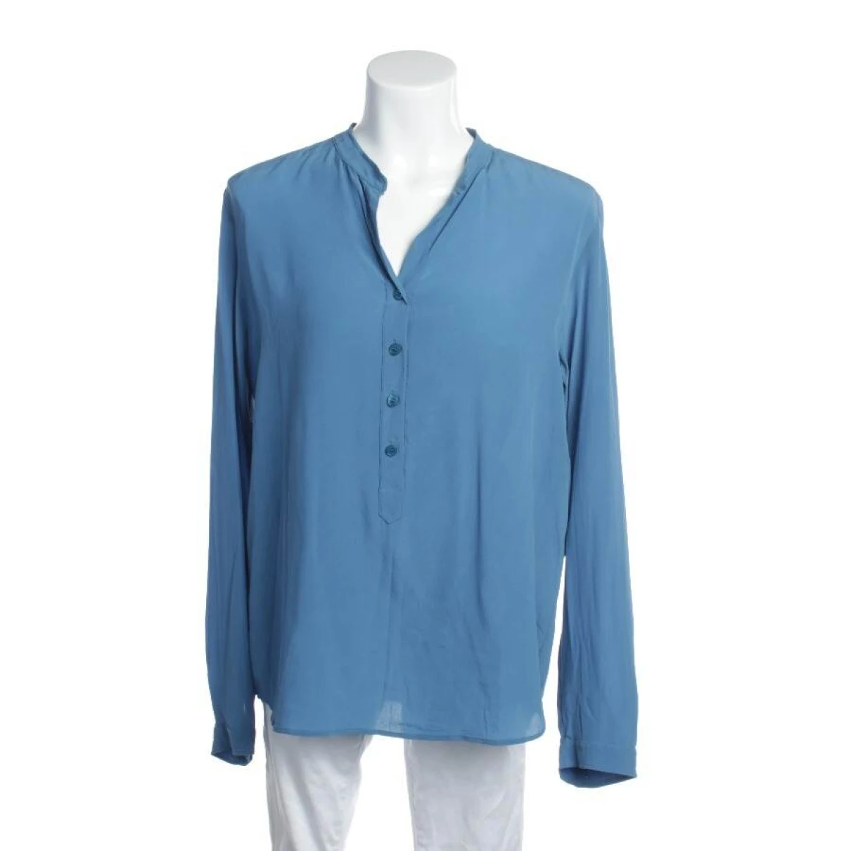 Pre-owned Stella Mccartney Silk Blouse In Blue
