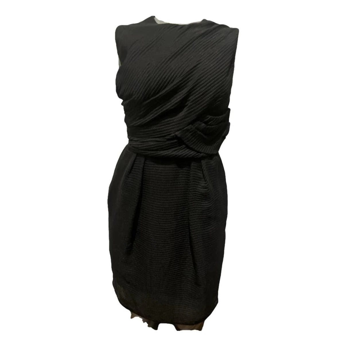 Pre-owned Carven Mini Dress In Black
