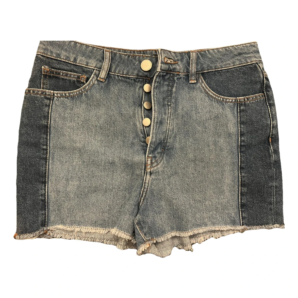 Pre-owned Maje Spring Summer 2021 Mini Short In Blue