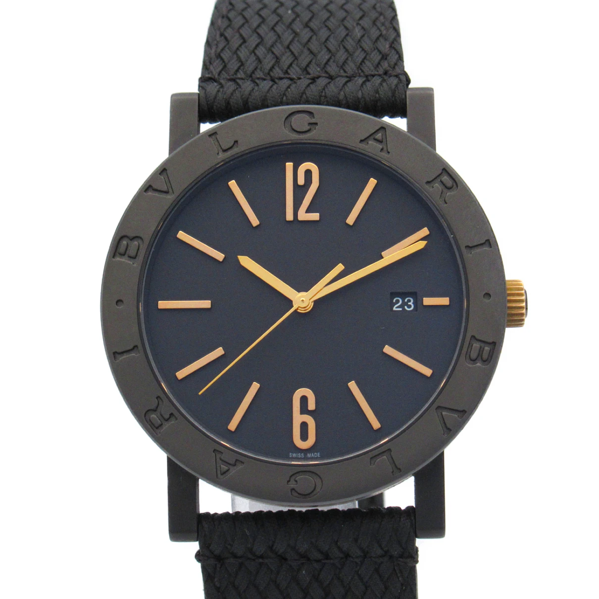 Pre-owned Bvlgari Watch In Black