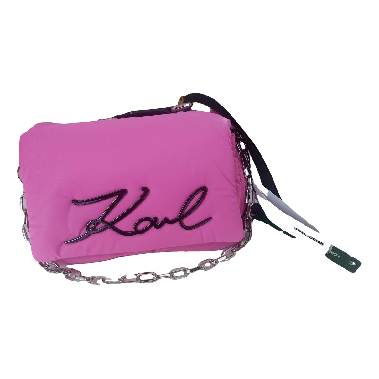 Pre-owned Karl Lagerfeld Crossbody Bag In Pink