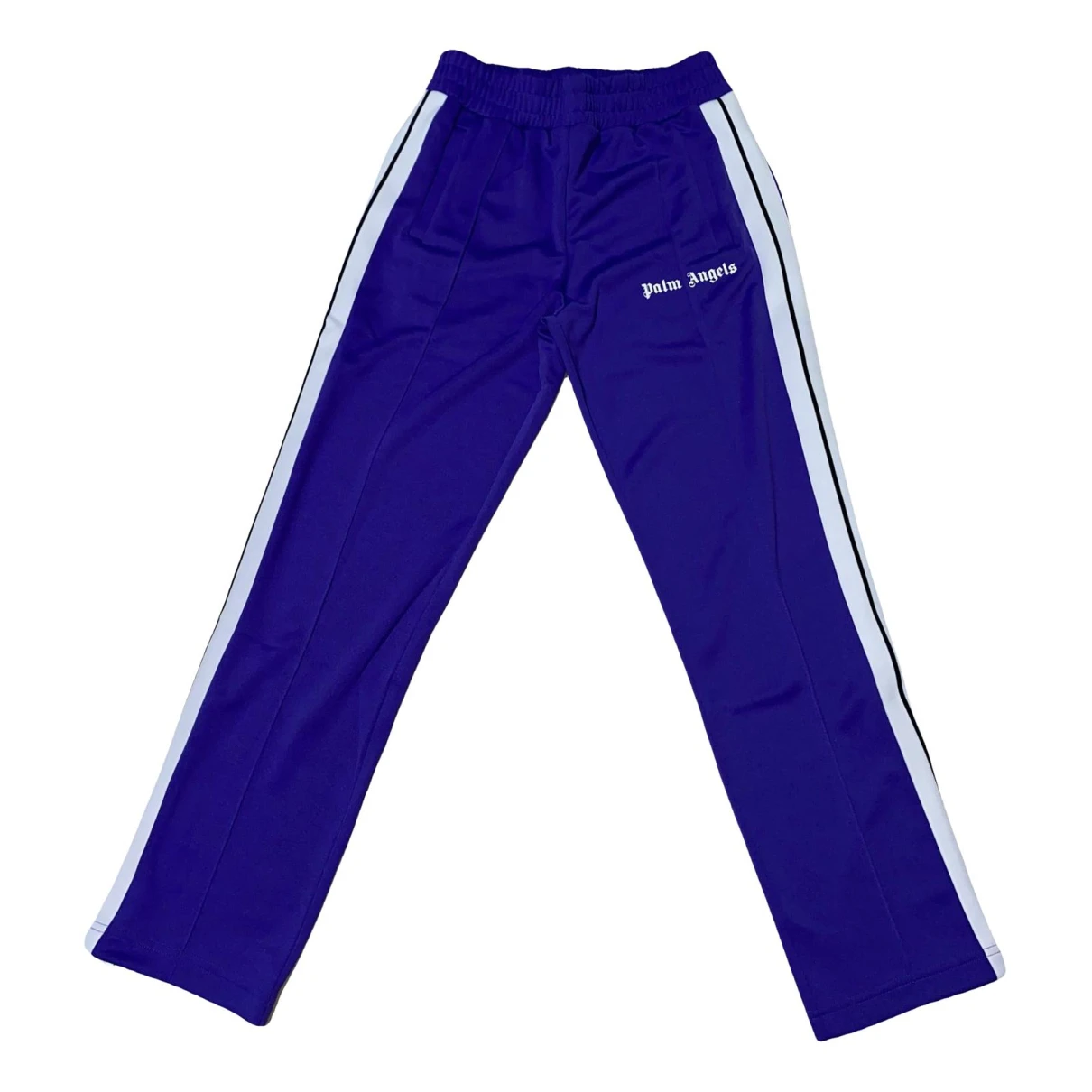 Pre-owned Palm Angels Trousers In Purple