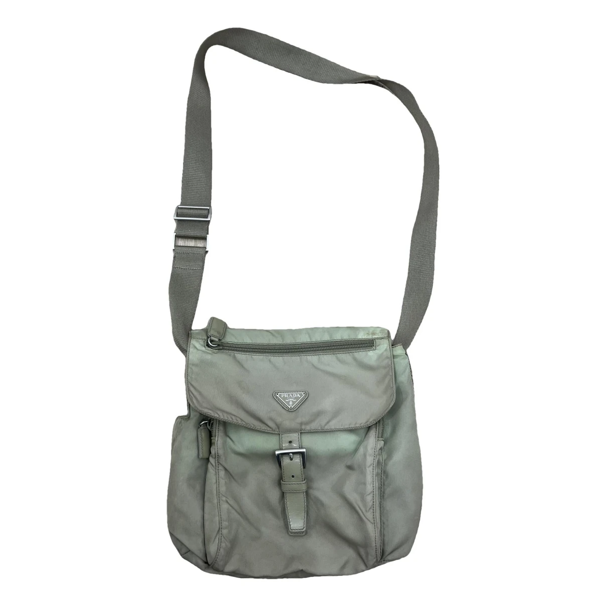Pre-owned Prada Bag In Green
