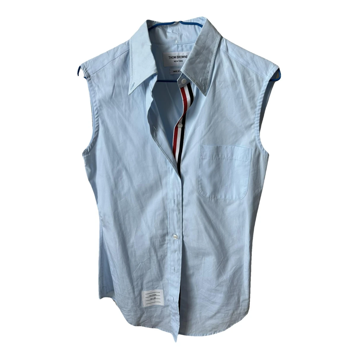 Pre-owned Thom Browne Shirt In Blue