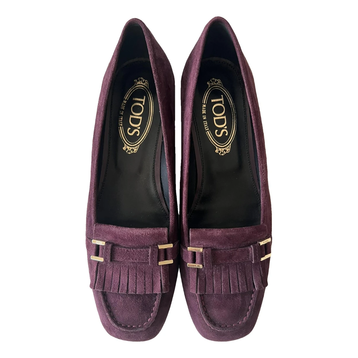 Pre-owned Tod's Heels In Purple