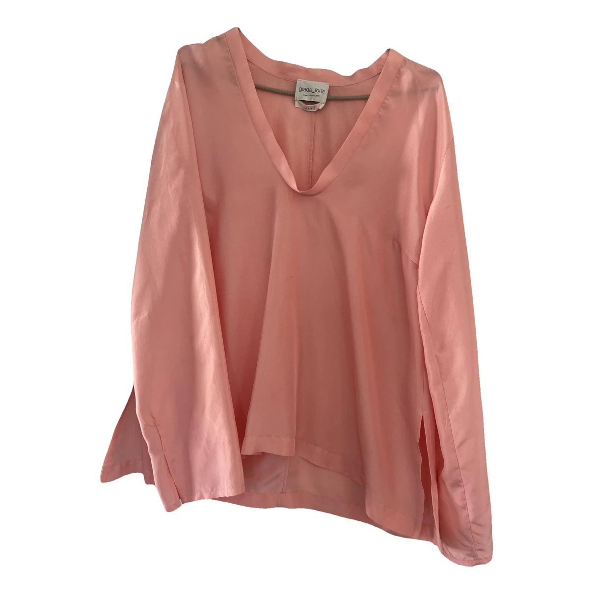 Pre-owned Forte Forte Silk Shirt In Pink