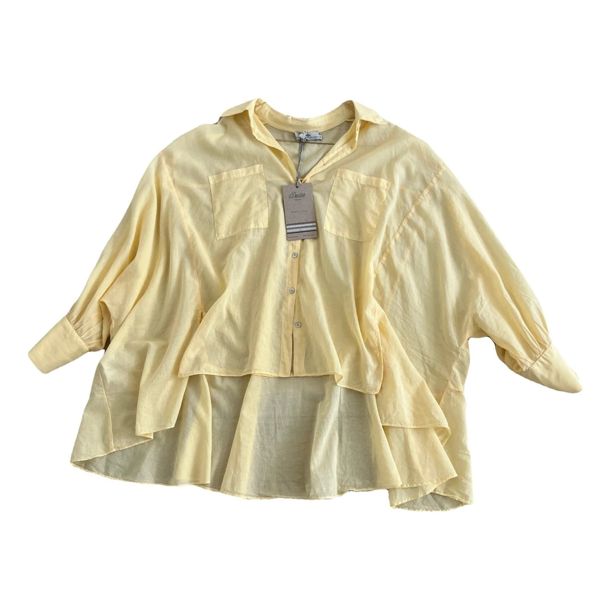 Pre-owned Devotion Twins Blouse In Yellow