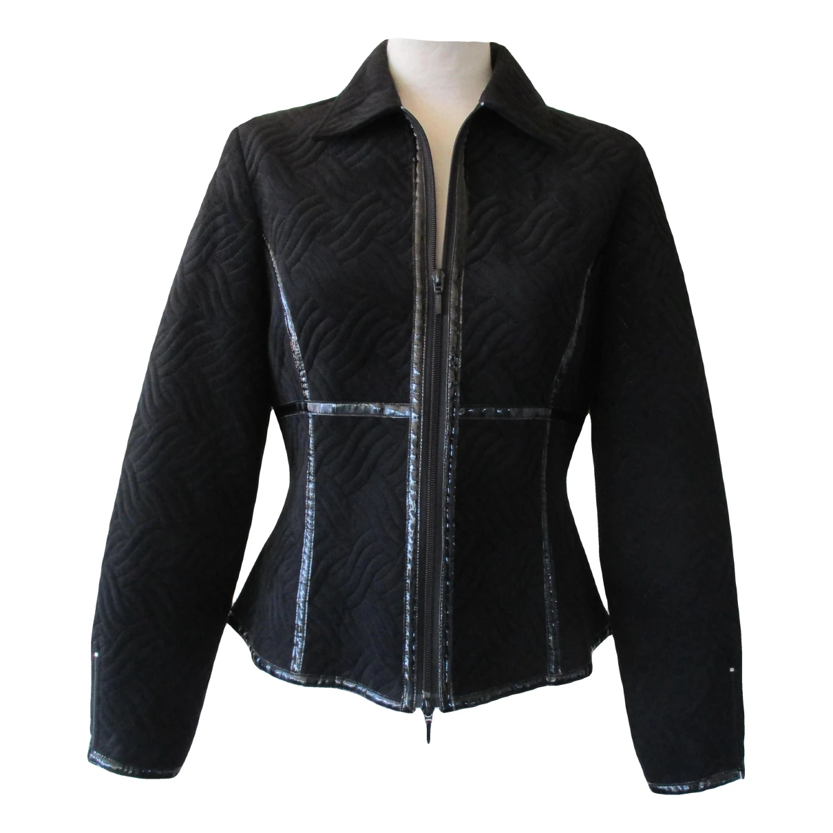 Pre-owned Anne Fontaine Jacket In Black