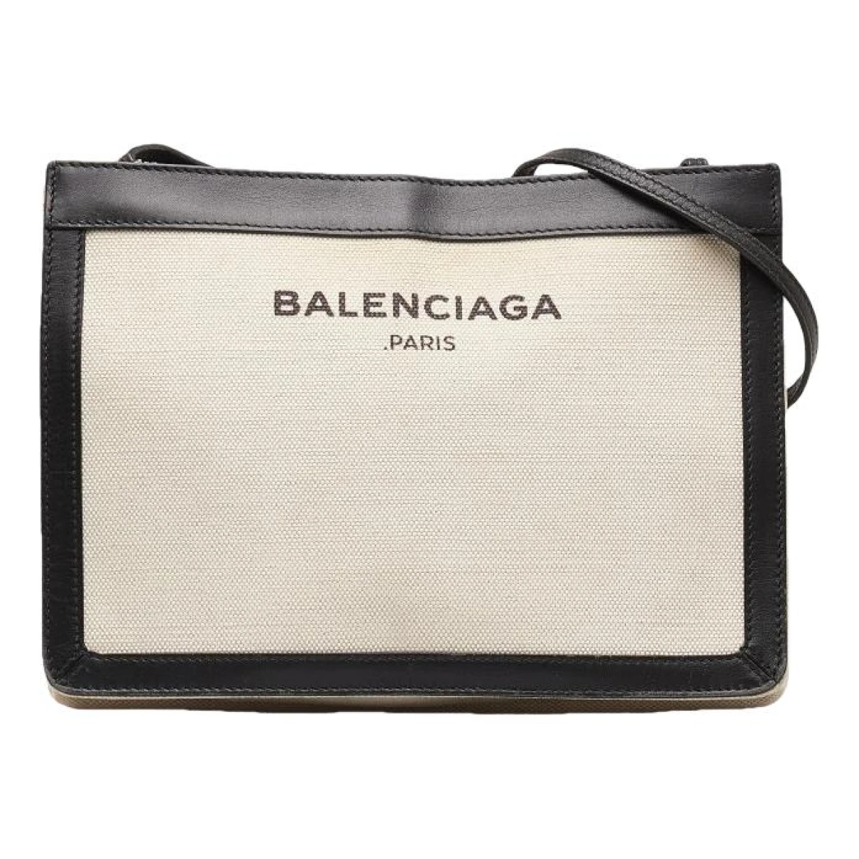 Pre-owned Balenciaga Cloth Crossbody Bag In White