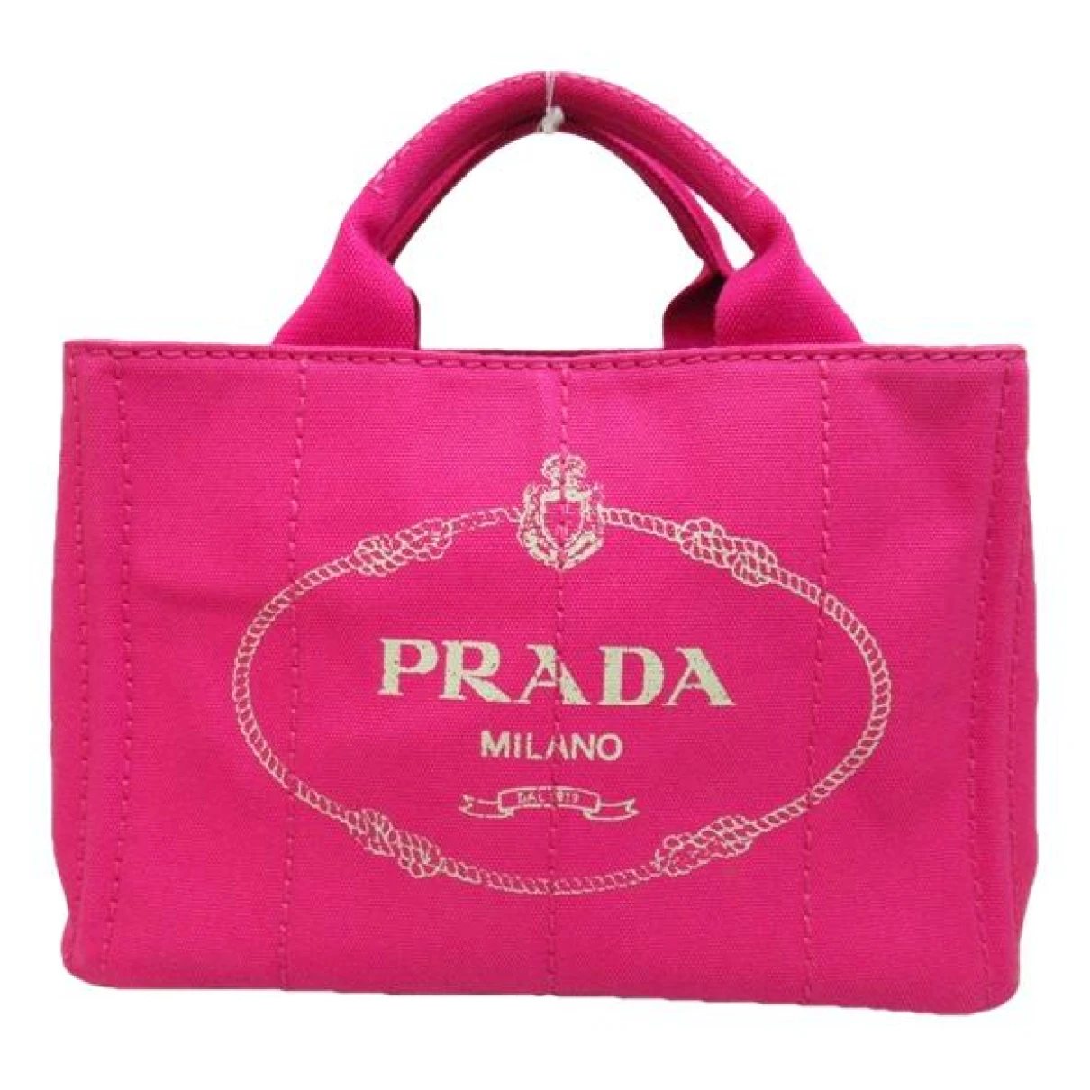 Pre-owned Prada Cloth Tote In Pink