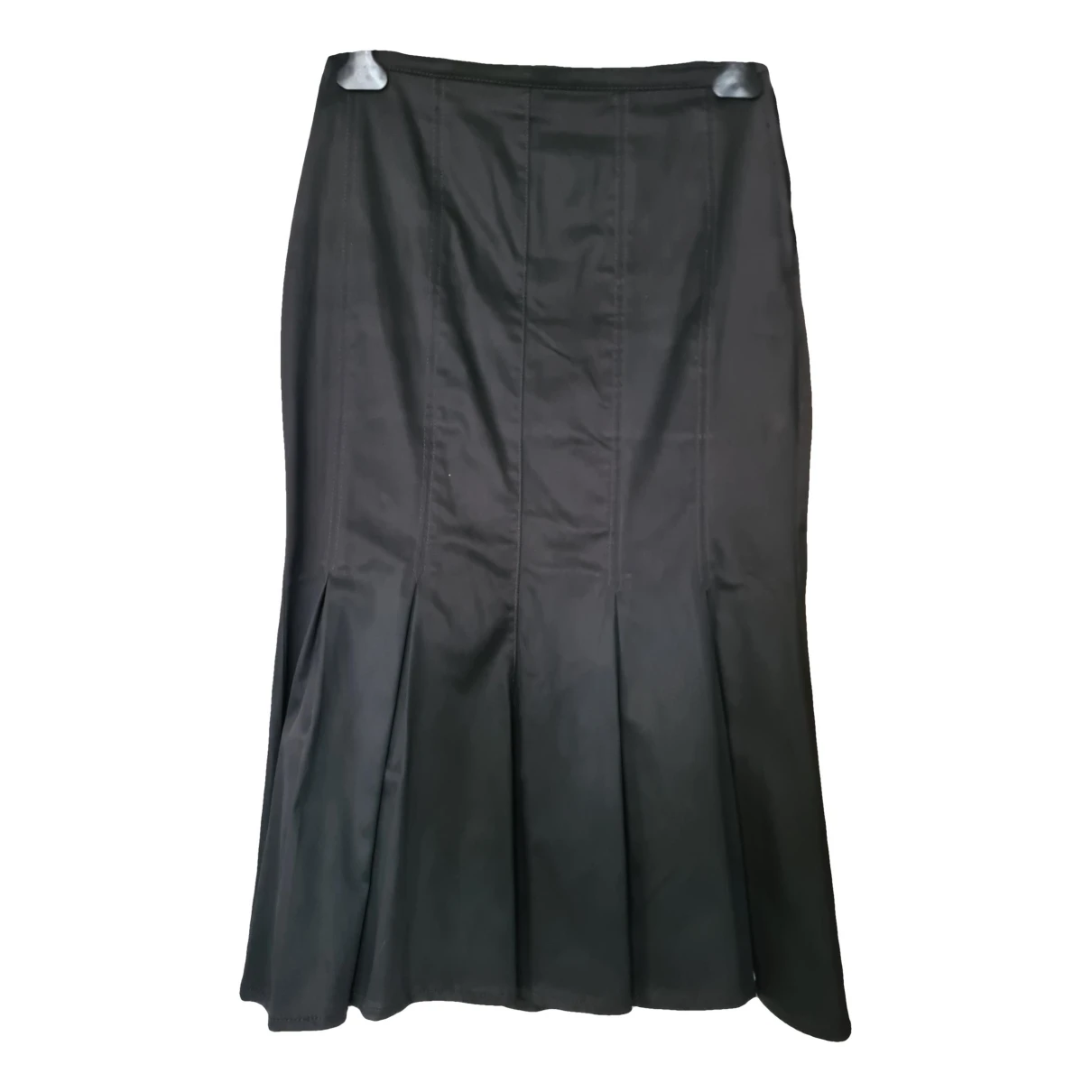 Pre-owned Krizia Maxi Skirt In Black